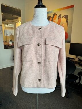 Zara light pink jacket